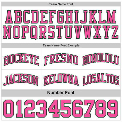 Custom Reversible Green Pink-White Double Side Sublimation Basketball Suit Jersey - Sky-Custom