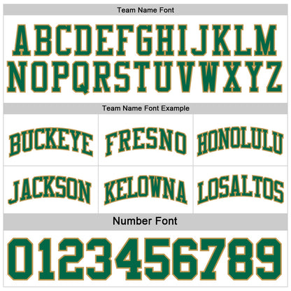 Custom Reversible Kelly Green Old Gold-Black Double Side Sublimation Basketball Suit Jersey - Sky-Custom