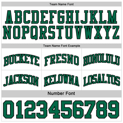 Custom Reversible Kelly Green Black-White Double Side Sublimation Basketball Suit Jersey - Sky-Custom