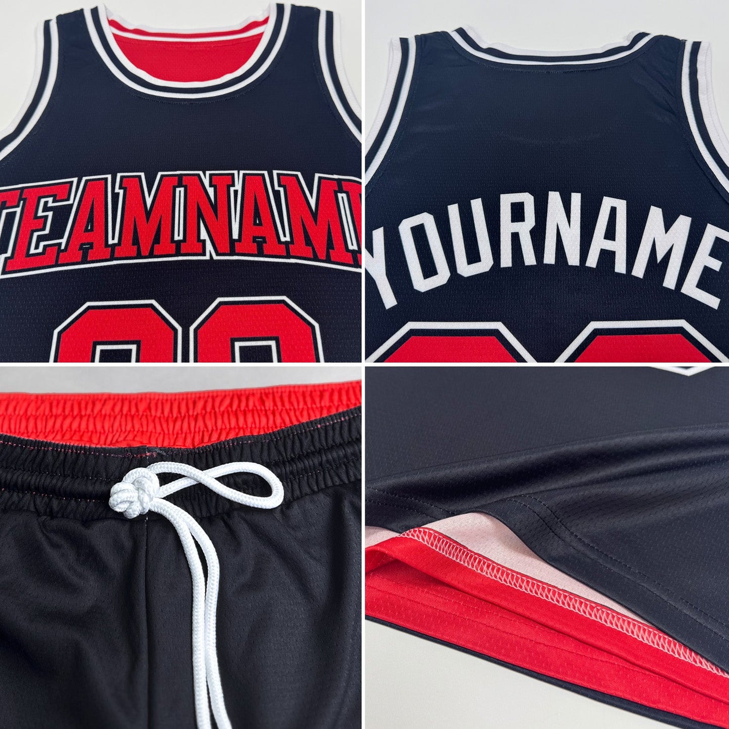 Custom Reversible Kelly Green White-Gray Double Side Sublimation Basketball Suit Jersey - Sky-Custom