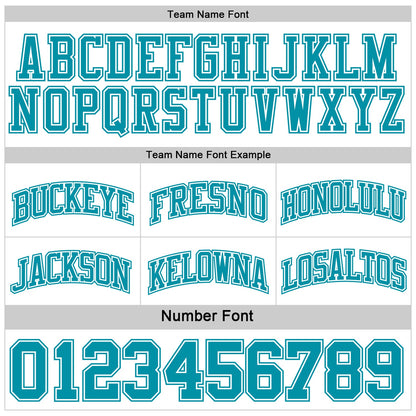 Custom Reversible Teal White Double Side Sublimation Basketball Suit Jersey - Sky-Custom