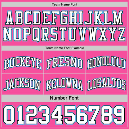 Custom Reversible Pink Black-Sky Blue Double Side Sublimation Basketball Suit Jersey - Sky-Custom
