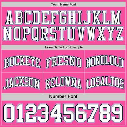 Custom Reversible Pink Black-Light Blue Double Side Sublimation Basketball Suit Jersey - Sky-Custom