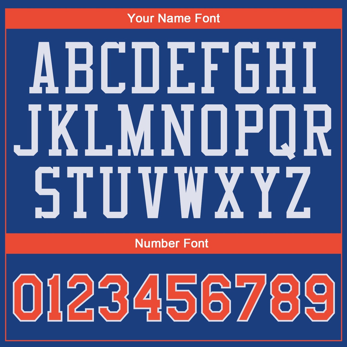 Custom Royal Orange-White Authentic Throwback Basketball Jersey - Sky-Custom