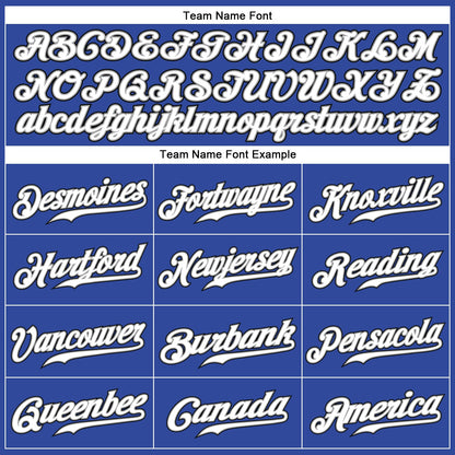 Custom Royal White Pinstripe White-Black Authentic Baseball Jersey - Sky-Custom