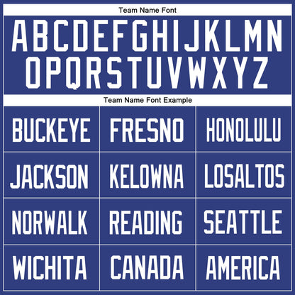 Custom Royal White Mesh Authentic Football Jersey - Sky-Custom