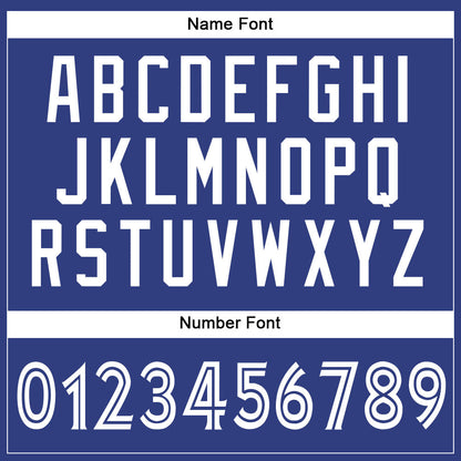 Custom Royal White Mesh Authentic Football Jersey - Sky-Custom