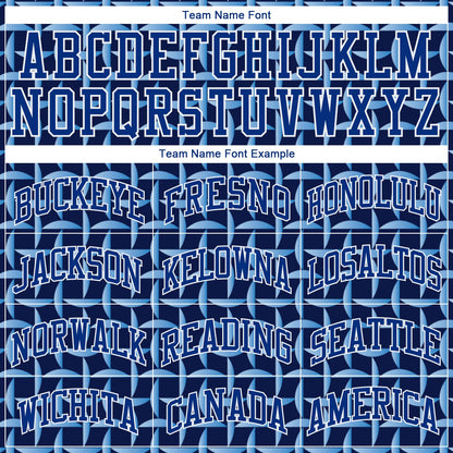 Custom Royal Royal-White 3D Pattern Design Authentic Baseball Jersey - Sky-Custom