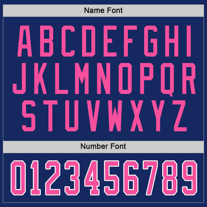 Custom Royal Pink-White Hockey Jersey - Sky-Custom