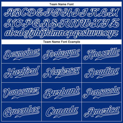Custom Royal Royal-White Authentic Sleeveless Baseball Jersey - Sky-Custom