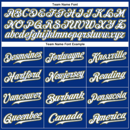 Custom Royal White-Gold Authentic Sleeveless Baseball Jersey - Sky-Custom