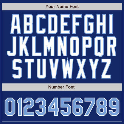 Custom Royal Light Blue Pinstripe Light Blue-White Authentic Baseball Jersey - Sky-Custom