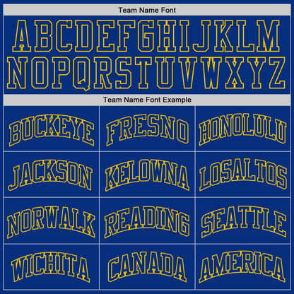 Custom Royal Royal-Gold Authentic Throwback Basketball Jersey - Sky-Custom