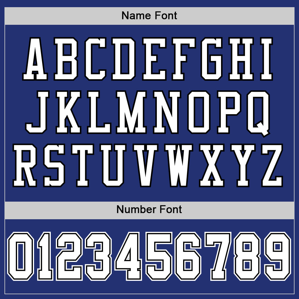 Custom Royal White-Black Mesh Authentic Throwback Football Jersey - Sky-Custom