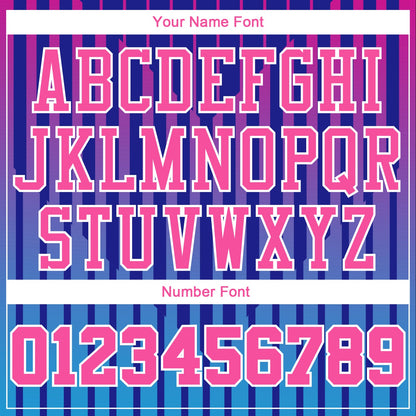 Custom Royal Pink-White Round Neck Sublimation Basketball Suit Jersey - Sky-Custom