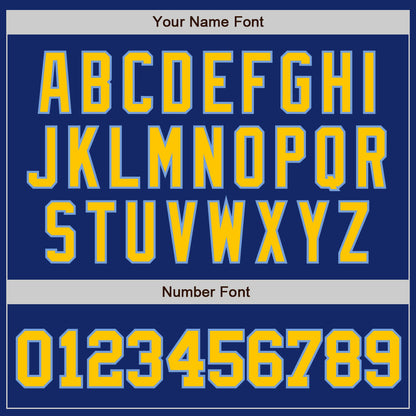 Custom Royal Gold-Light Blue Authentic Baseball Jersey - Sky-Custom