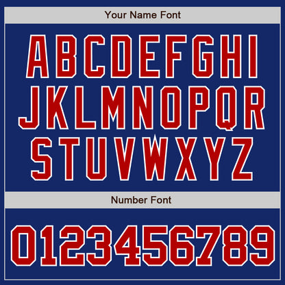 Custom Royal Red White-Gold Authentic Baseball Jersey - Sky-Custom