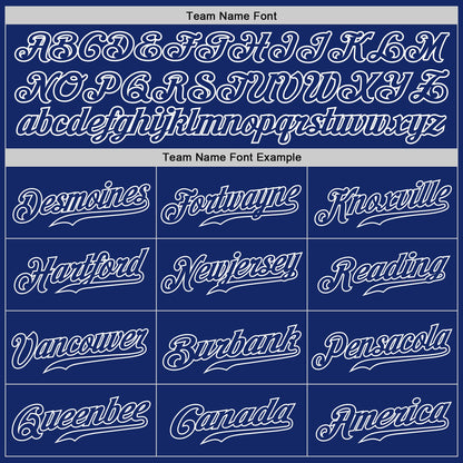 Custom Royal Royal-White Authentic Baseball Jersey - Sky-Custom