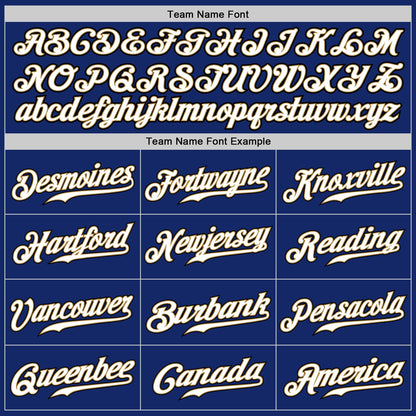 Custom Royal White Old Gold-Black Authentic Baseball Jersey - Sky-Custom