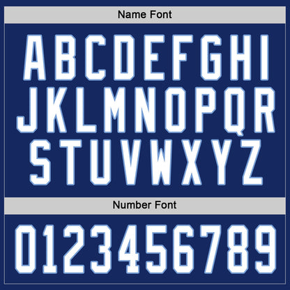 Custom Royal White-Light Blue Hockey Jersey - Sky-Custom