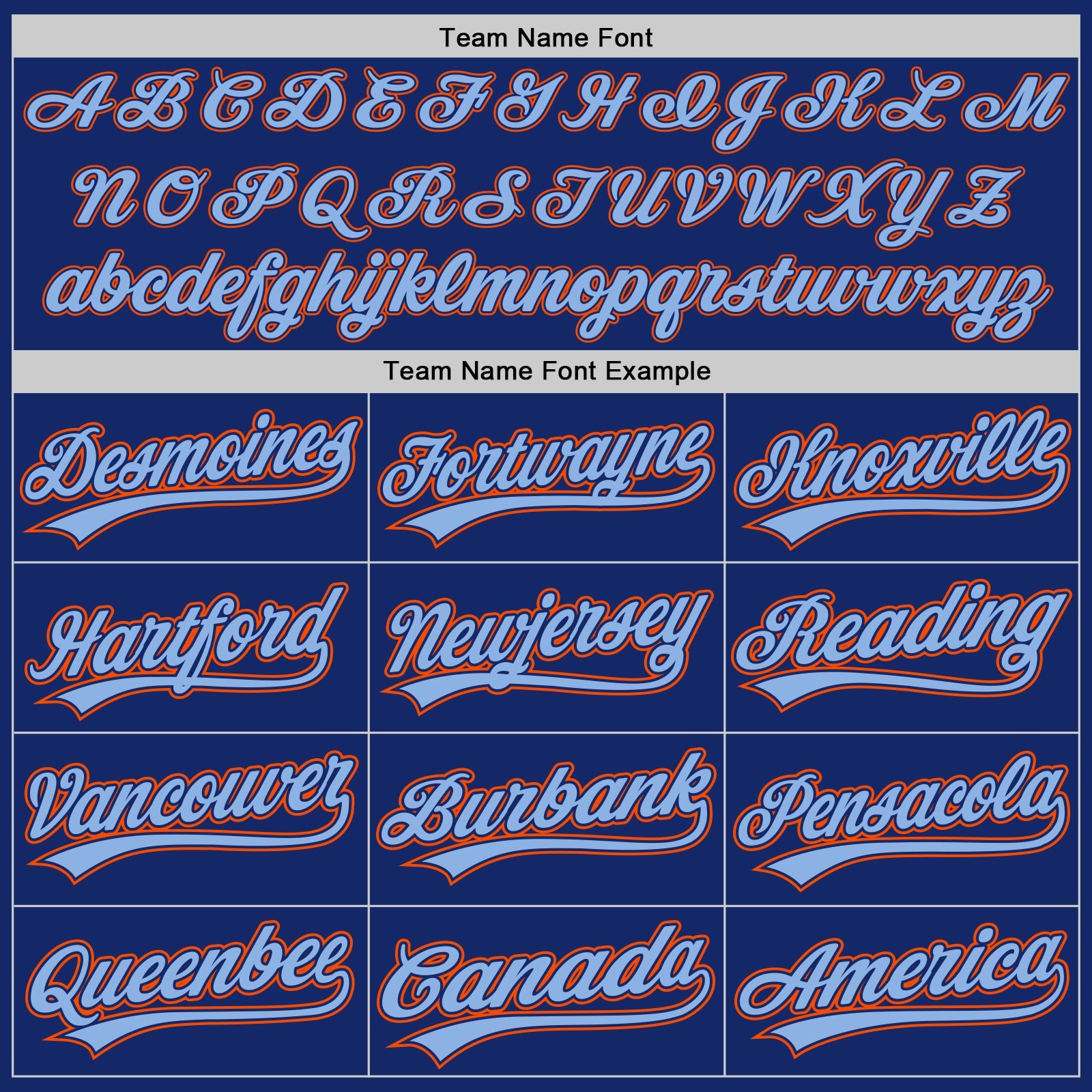 Custom Royal Orange-Light Blue Authentic Baseball Jersey - Sky-Custom