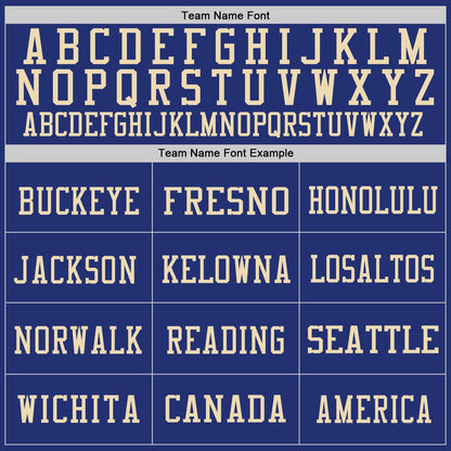 Custom Royal Vintage USA Flag-City Cream Mesh Authentic Football Jersey - Sky-Custom