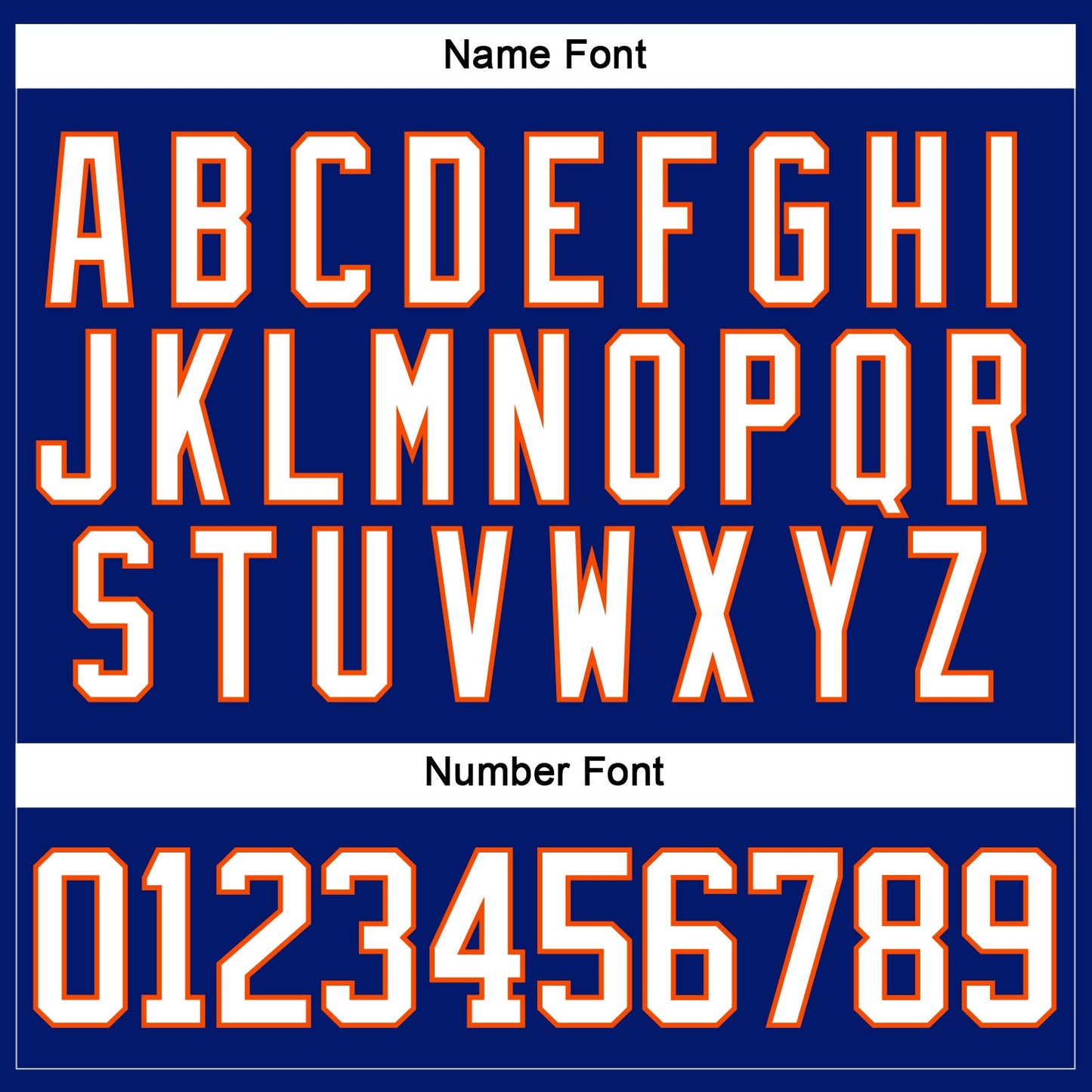 Custom Royal White-Orange Hockey Lace Neck Jersey - Sky-Custom