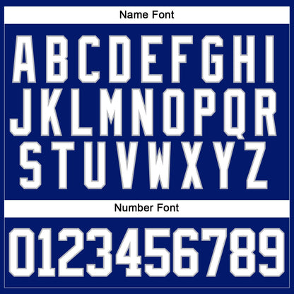 Custom Royal White-Gray Hockey Lace Neck Jersey - Sky-Custom
