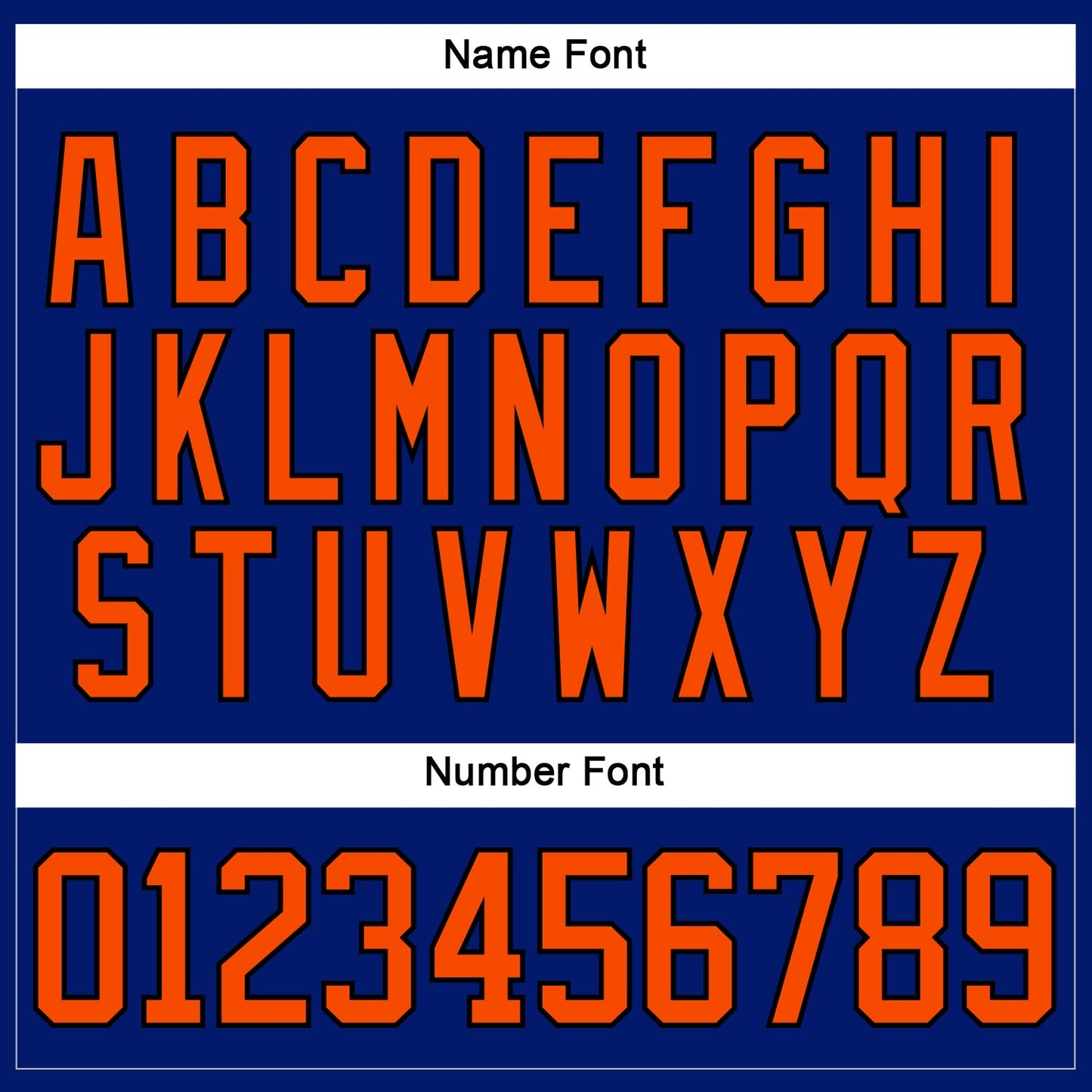Custom Royal Orange-Black Hockey Lace Neck Jersey - Sky-Custom