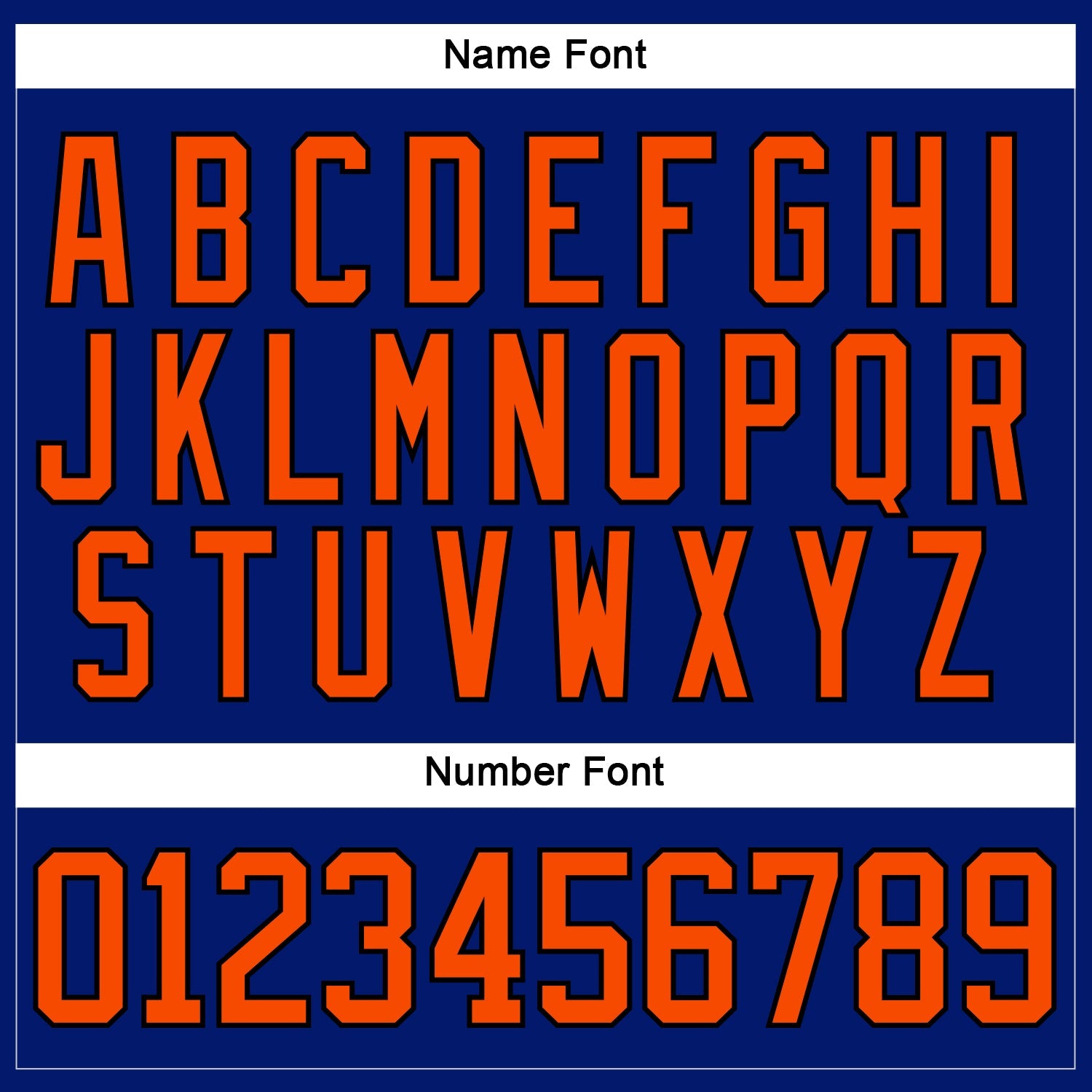 Custom Royal Orange-Black Hockey Lace Neck Jersey - Sky-Custom
