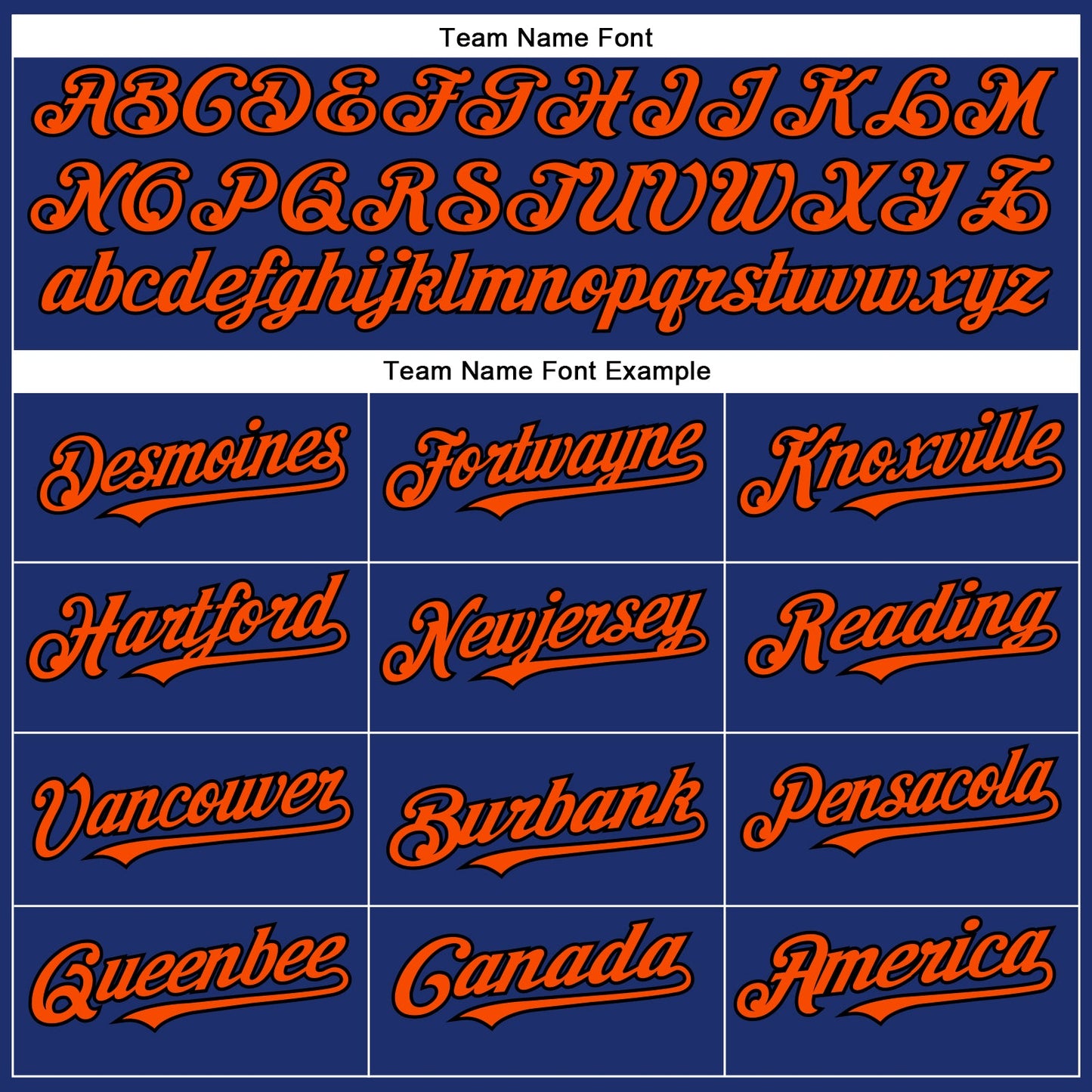 Custom Royal Orange-Black Authentic Baseball Jersey - Sky-Custom