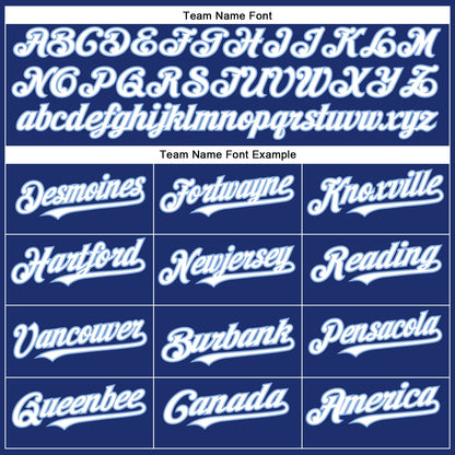 Custom Royal White-Light Blue Authentic Baseball Jersey - Sky-Custom
