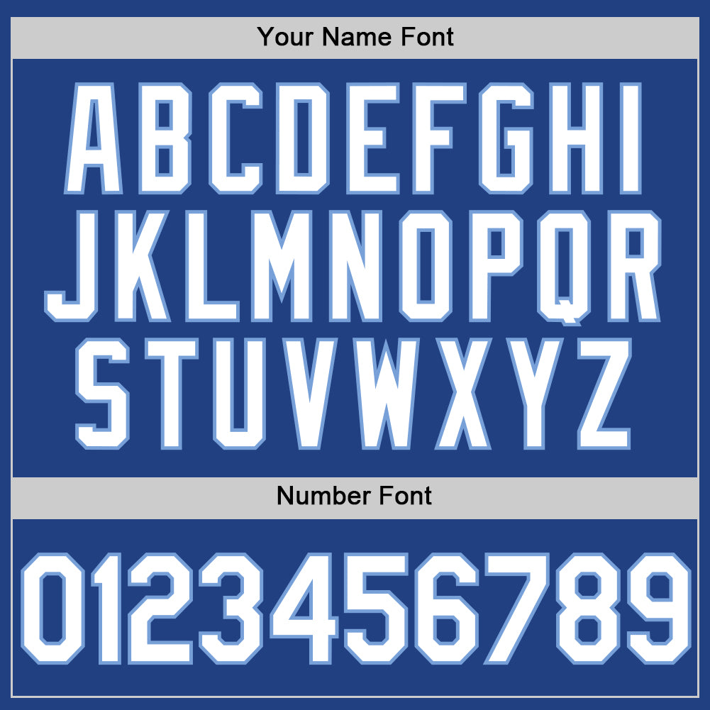 Custom Royal White-Light Blue Authentic Throwback Baseball Jersey - Sky-Custom