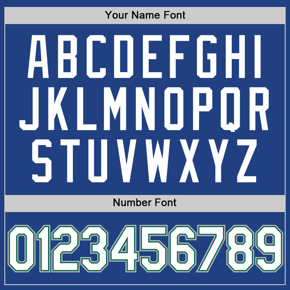 Custom Royal Kelly Green-Gray Authentic Throwback Baseball Jersey - Sky-Custom