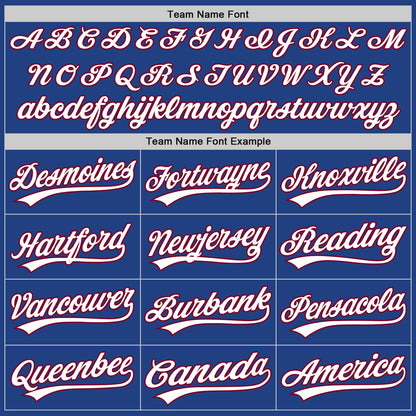 Custom Royal White-Maroon Authentic Throwback Baseball Jersey - Sky-Custom