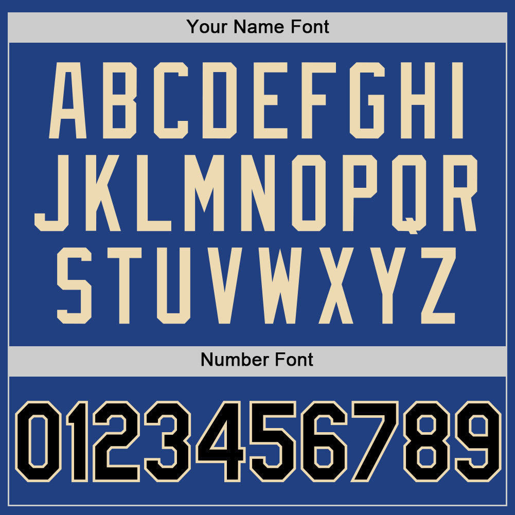 Custom Royal Black-Cream Authentic Throwback Baseball Jersey - Sky-Custom