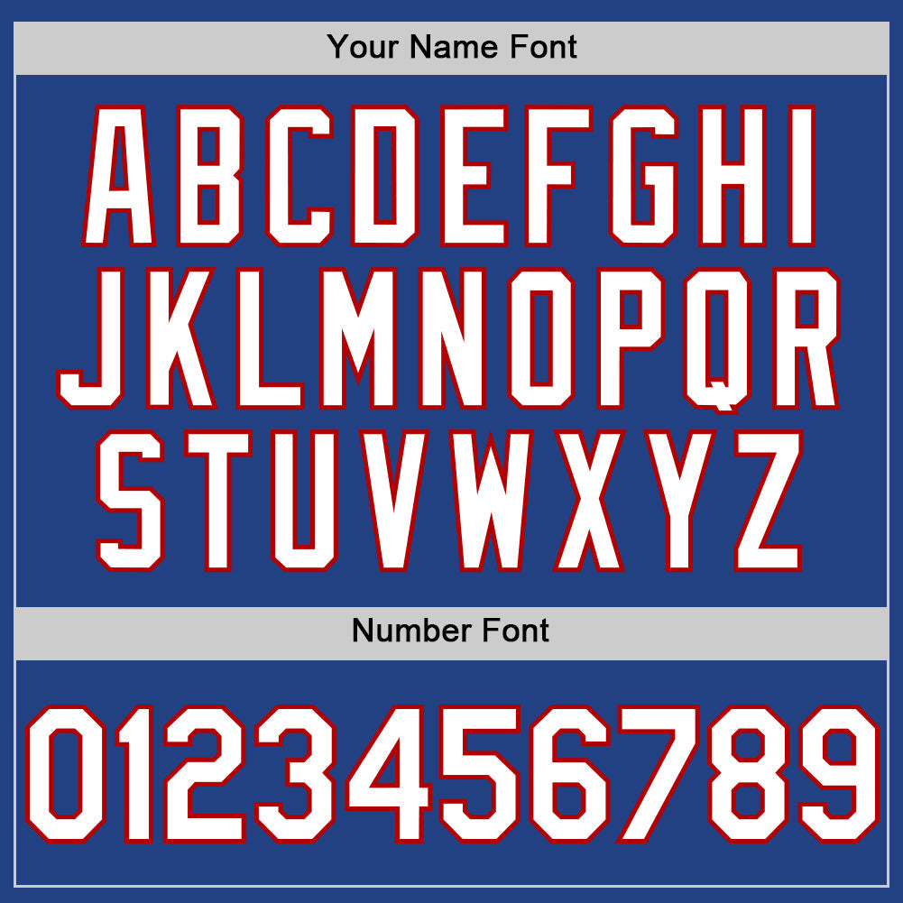 Custom Royal White-Red Mesh Authentic Throwback Baseball Jersey - Sky-Custom