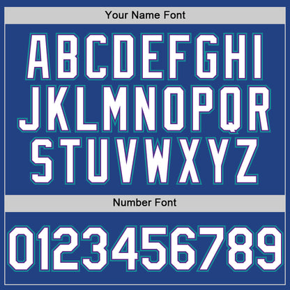 Custom Royal Purple-Teal Mesh Authentic Throwback Baseball Jersey - Sky-Custom