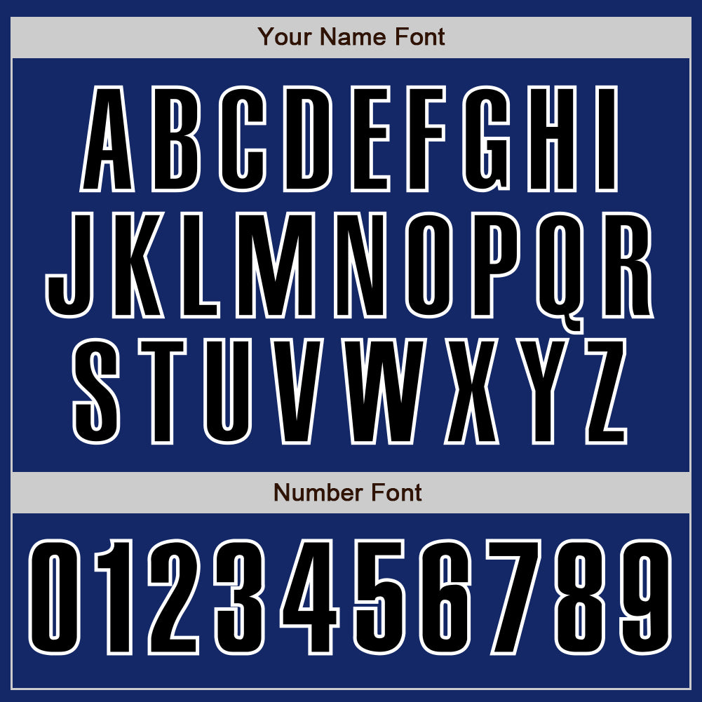 Custom Royal Black-White Authentic Baseball Jersey - Sky-Custom