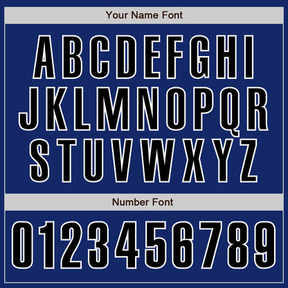 Custom Royal Black-White Authentic Baseball Jersey - Sky-Custom