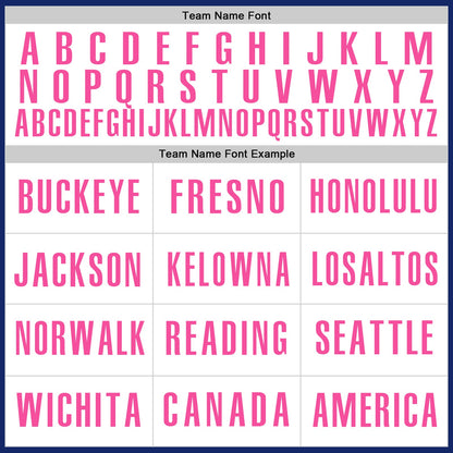 Custom Royal White-Pink Authentic Baseball Jersey - Sky-Custom