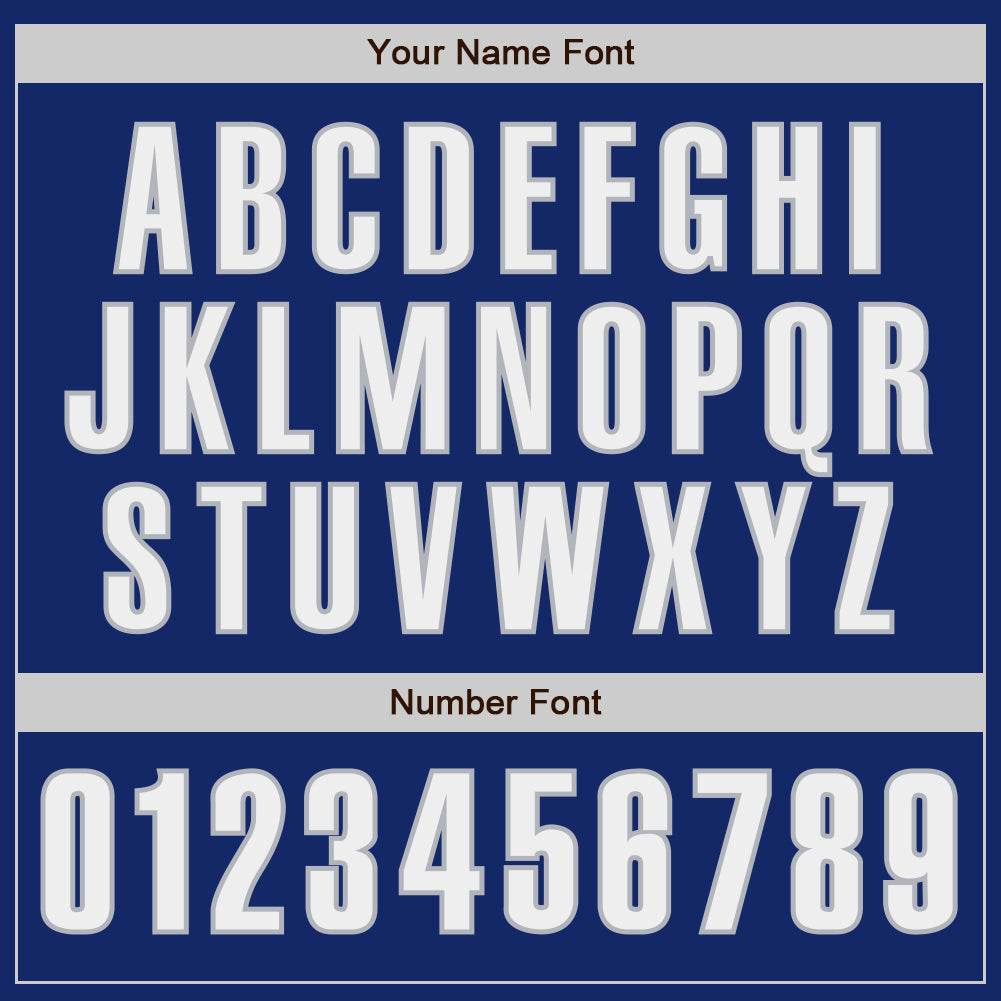 Custom Royal White-Gray Authentic Baseball Jersey - Sky-Custom