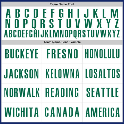 Custom Royal White-Kelly Green Authentic Baseball Jersey - Sky-Custom