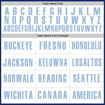 Custom Royal White-Light Blue Authentic Baseball Jersey - Sky-Custom