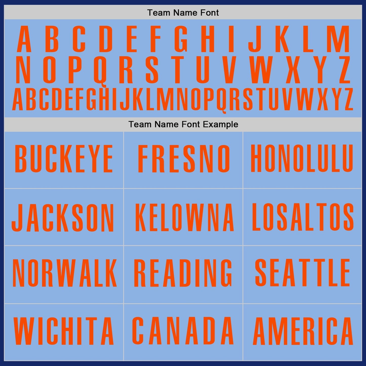 Custom Royal Light Blue-Orange Authentic Baseball Jersey - Sky-Custom