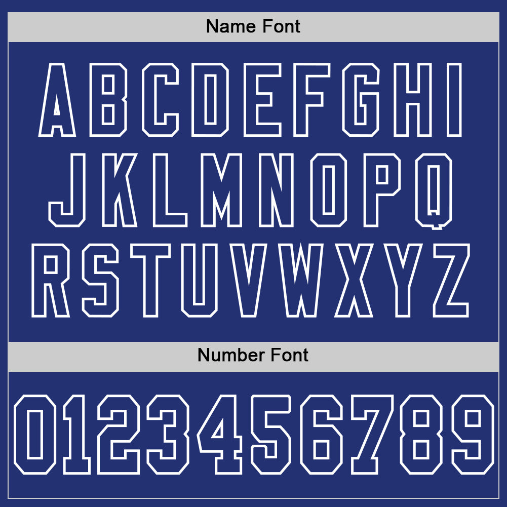 Custom Royal White Mesh Authentic Throwback Football Jersey - Sky-Custom