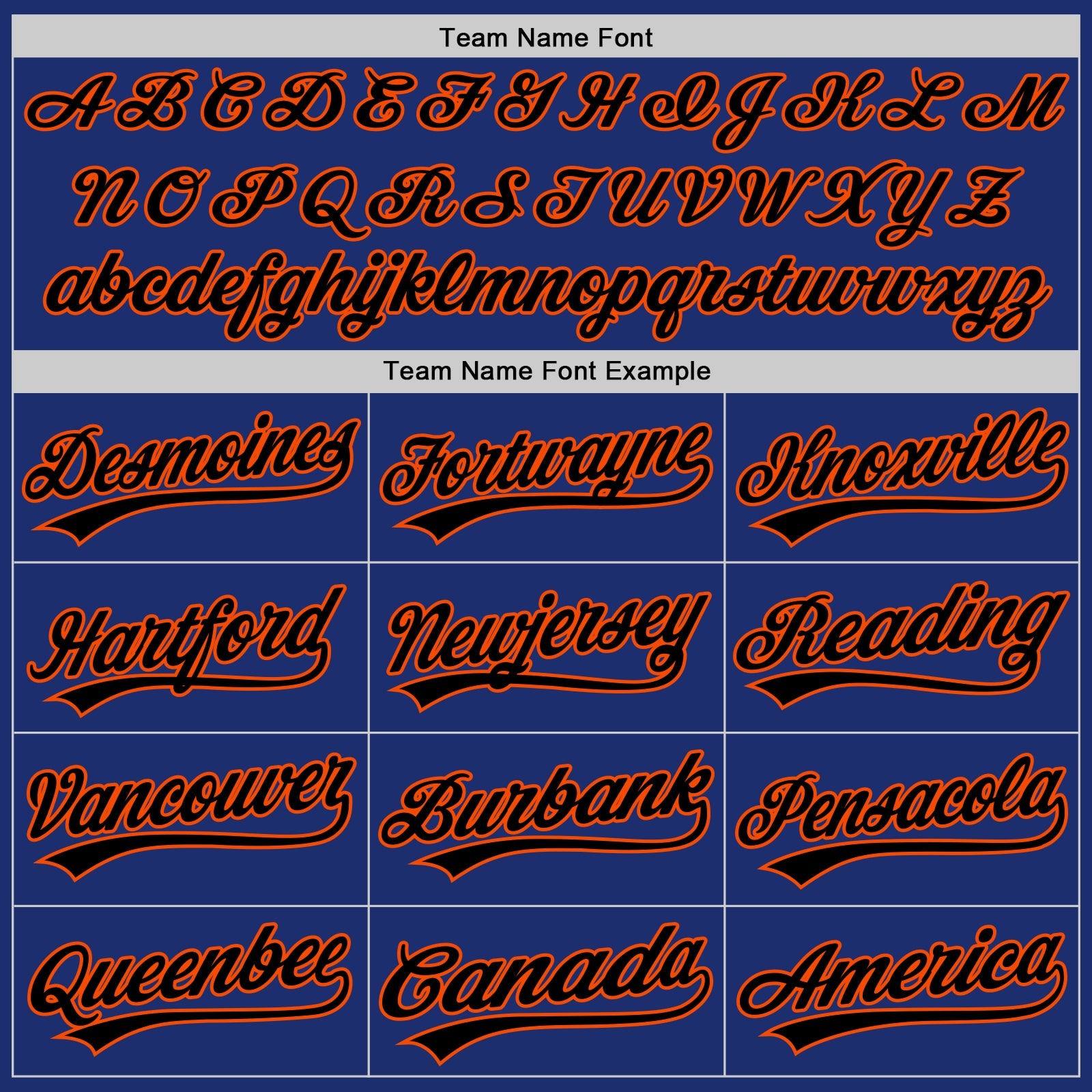 Custom Royal Black-Orange Authentic Throwback Baseball Jersey - Sky-Custom