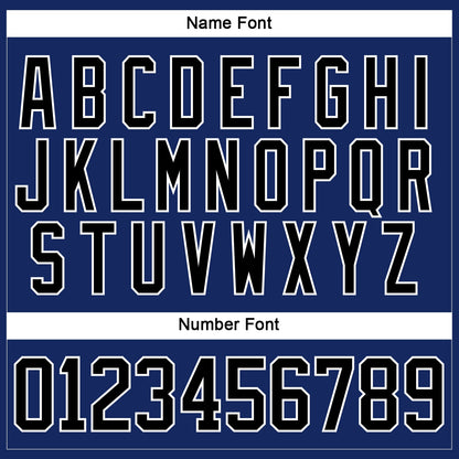 Custom Royal Black-White Hockey Jersey - Sky-Custom