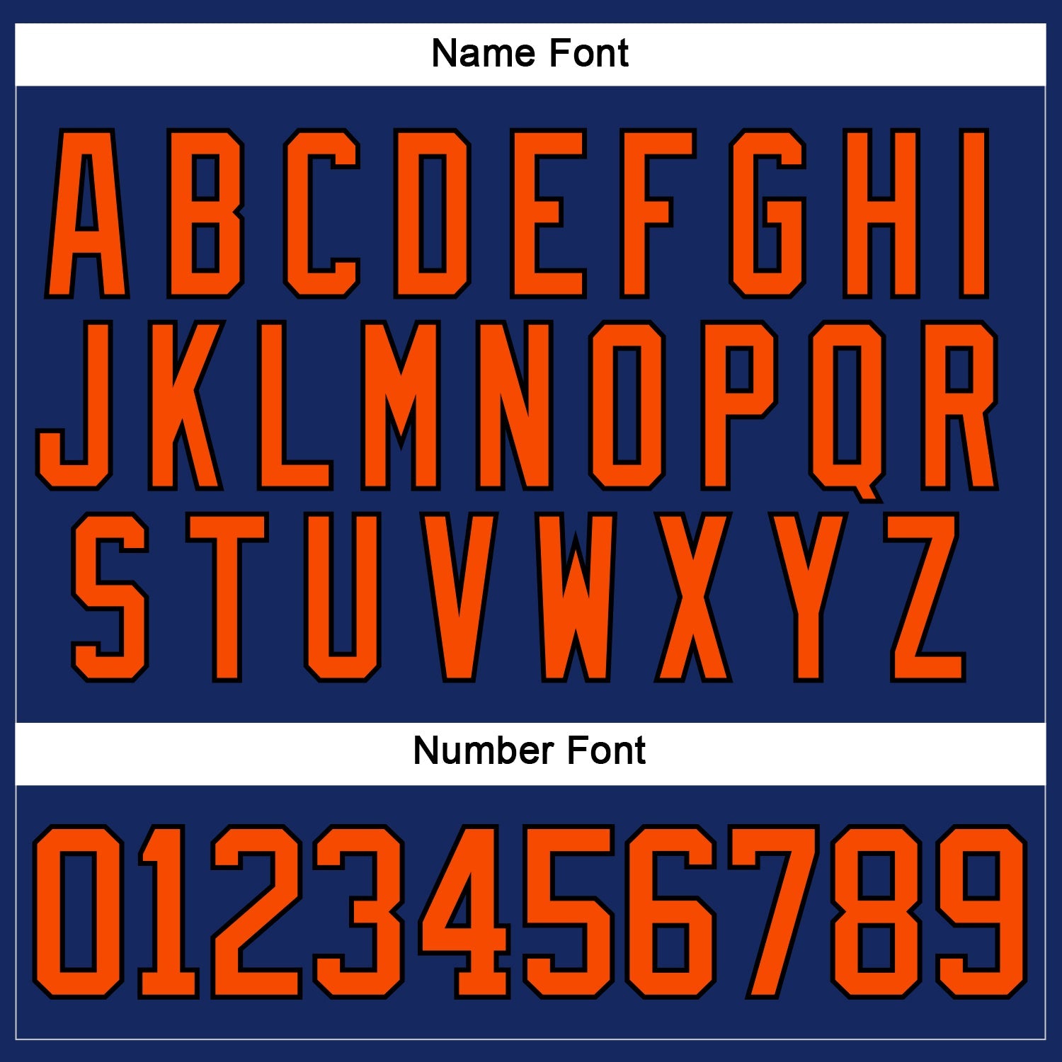 Custom Royal Orange-Black Hockey Jersey - Sky-Custom