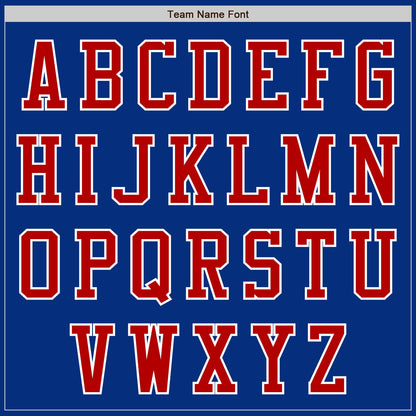Custom Royal Red-White Authentic Baseball Jersey - Sky-Custom